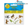 Animales del Desierto - Miniaturas de la Suerte - goma - 8 piezas - Safari - 2 - 2,5 cm