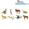 Animaux du Désert - Mini figurines porte-bonheur - 8 pieces - Safari - 2 - 2,5 cm