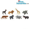 Wildtiere - Safari Glücksminis - 8 Stück - Minifiguren - 2 - 2,5 cm