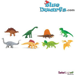 Dinosaure - Mini figurines porte-bonheur - 8 pieces - Safari - 2 - 2,5 cm