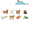 Haustiere - Safari Glücksminis - 8 Stück - Minifiguren - 2 - 2,5 cm