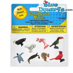 Vögel - Safari Glücksminis - 8 Stück - Minifiguren - 2 - 2,5 cm