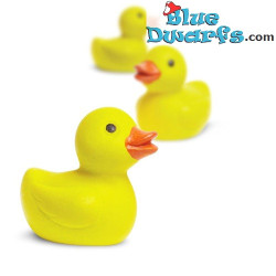 Canards - Mini figurines porte-bonheur - 10 pieces - Safari - 2,5 cm