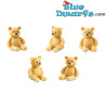 Teddyberen - Safari Geluksmini's - 10 stuks - flexibel rubber - 2,5 cm