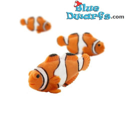 Peces Payasos - Miniaturas de la Suerte - goma - 10 piezas - Safari - 2,5 cm