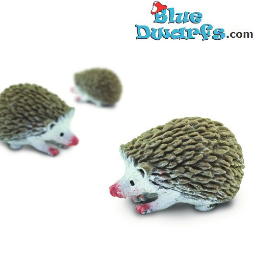 Igel - Safari Glücksminis - 10 Stück - Minifiguren - 2,5 cm