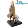 Tintin in raincoat with Snowy - Tintin resin figurines collection - Nr. 45973 - 60 cm