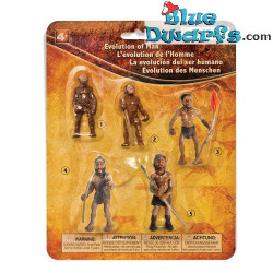 L´evolution de l´homme - 5 pieces - Safari - 19,5 x 25,5cm