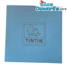 Tintin en imperméable avec Milou - Collection de figurines en résine Tintin - N° 45973 - 60 cm