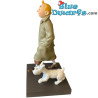 Tintin con impermeabile e Milù - Collezione di figurine in resina di Tintin - N. 45973 - 60 cm