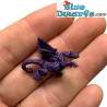 Dragones- Fantasy - Miniaturas de la Suerte - goma - 8 piezas - Safari - 2 - 2,5 cm