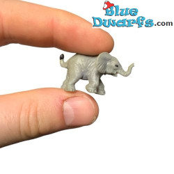 Wilde Dieren - Safari Geluksmini's - 8 stuks - flexibel rubber - 2 - 2,5 cm
