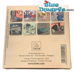 Sottobicchieri - 8 pezzi -Tintin - Le Petit Vingtième - 04359 - Tintinimaginatio