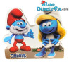 Smurfette and Papa Smurfs Figurine - The smurfs Birthday Party - 30 cm