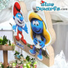 Smurfin en Grote Smurf figuur - De Smurfen verjaardagsfeest - 30 cm