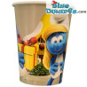 8 x Smurfs Cardboard Cups - The smurfs Birthday Party - 250 ml