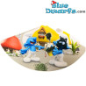6 x Smurfs Party Cone Hats - Jokey Smurf - The smurfs Birthday Party - 11 X 16 cm