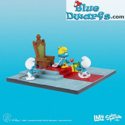 King Smurf with Smurf Servants - Le Schtroumpfissime collection Salsepareille - LMZ Collectibles - 2025