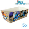 5 x Smurfs Cardboard Snack Trays - The smurfs Birthday Party - 5 x 5 x 7 cm