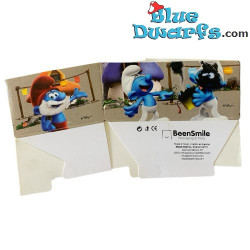 5 x Smurfs Cardboard Snack Trays - The smurfs Birthday Party - 5 x 5 x 7 cm