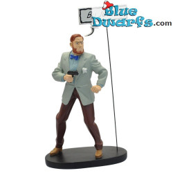 Mortimer met tekstballon - Blake & Mortimer - kunstharsfiguur - Plastoy - 16,5 cm