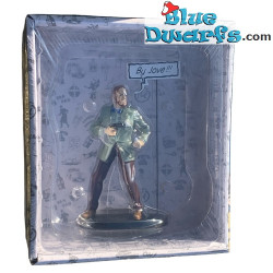 Mortimer met tekstballon - Blake & Mortimer - kunstharsfiguur - Plastoy - 16,5 cm