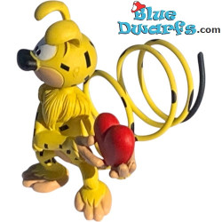 Marsupilami avec Cœur - Figurine Marsupilami - Plastoy - 6,5 cm