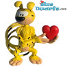 Marsupilami con Cuore - Figura di Marsupilami - Plastoy - 6,5 cm
