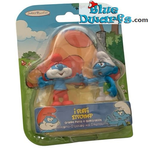 Set de juego de los Pitufos - Jakks Pacific - (+/- 7 cm)