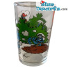 Smurfen glas - De smurfen - Vintage model - De molshoop