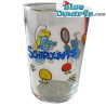 Verre Schtroumpfs - Les Schtroumpfs - Modèle vintage - Coquet et Schtroumpfette