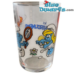 Vaso de los Pitufos - Los Pitufos - Modelo vintage - Pitufina