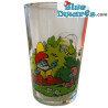 Smurfs glass - The Smurfs - Vintage model - Smurfette and vanity