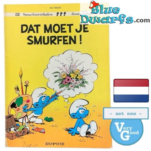Comico Puffi - Olandese - De Smurfen - Dat moet je smurfen - Nr 8 - Condizione molto buone