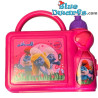 Smurfs Brotbox mit Flasche - Rosa - Schlumpfine