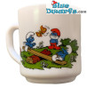 Los Pitufos - Taza - retro - Cerámica - +/-7x9cm