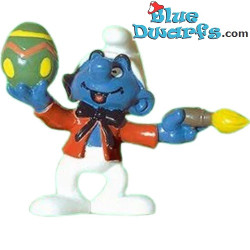 Easter Smurfs – 6 Smurfs with Easter theme – Schleich – 5.5 cm
