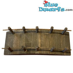 Mini Wooden Arch Bridge - Smurfs Decoration Product - Smurf Not Included - 10.5 x 4cm
