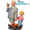 Abuelo con Catootje y perro - Figura Jan, Jans y los Niños  - Parastone - 16,5 cm