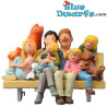 Famille sur le banc - Jan, Jans et les Enfants Figurine - Parastone - 18 cm