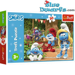 Puzzle Schtroumpf - La Schtroumpfette et les Schtroumpfs - 30 pièces