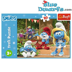 Smurfenpuzzel - Smurfin en de Smurfen - 30 stukjes