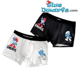 2 x Boxer I Puffi - Grande Puffo e Puffo Danzante - Taglia S