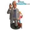 Opa met Catootje en hond - Jan, Jans en de Kinderen Beeldje - Parastone - 16,5 cm