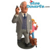 Nonno con Catootje e cane - Statuetta Jack, Jacky e i Juniors - Parastone - 16,5 cm