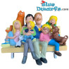 Famiglia sulla panchina - Jan, Jans e i Bambini Statuetta - Parastone - 18 cm
