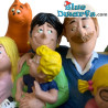 Famiglia sulla panchina - Jan, Jans e i Bambini Statuetta - Parastone - 18 cm