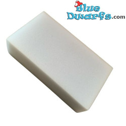 Magic sponge to clean Smurf figurines - Smurfs Related Product - Smurf Not Included