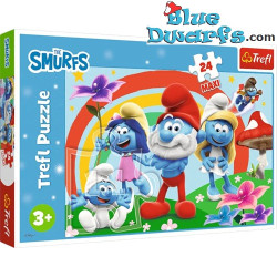 Puzzle Maxi de los Pitufos - Día Pitufo - 24 piezas