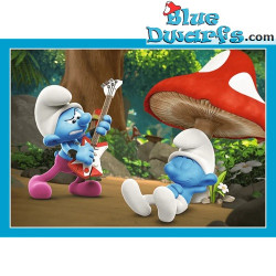 4 in 1 Puzzle dei Puffi - Villaggio dei Puffi - 35, 48, 54, 70 pezzi